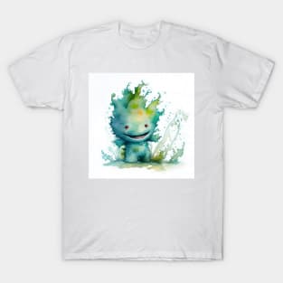 Cute Watercolor Dungeons Water Elemental T-Shirt